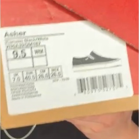 Vans Men's Black Slip-On Shoes Asher - Picture 4 of 4